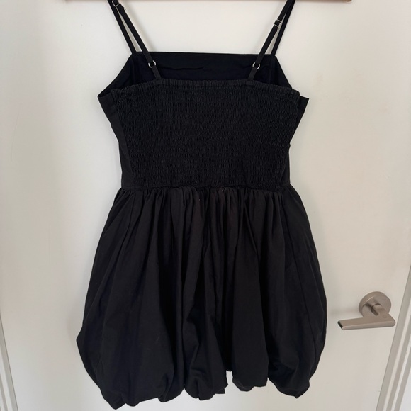 Cotton ON Black Bubble Hem Mini Dress Size 2 - Picture 6 of 10
